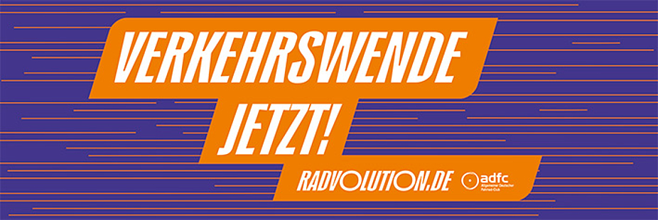 Ansicht Banner "Verkehrswende Jetzt!" Ansicht Banner "Verkehrswende Jetzt!"