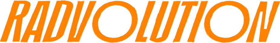 Logo RADvolution lang orange auf weiß Logo RADvolution lang orange auf weiß
