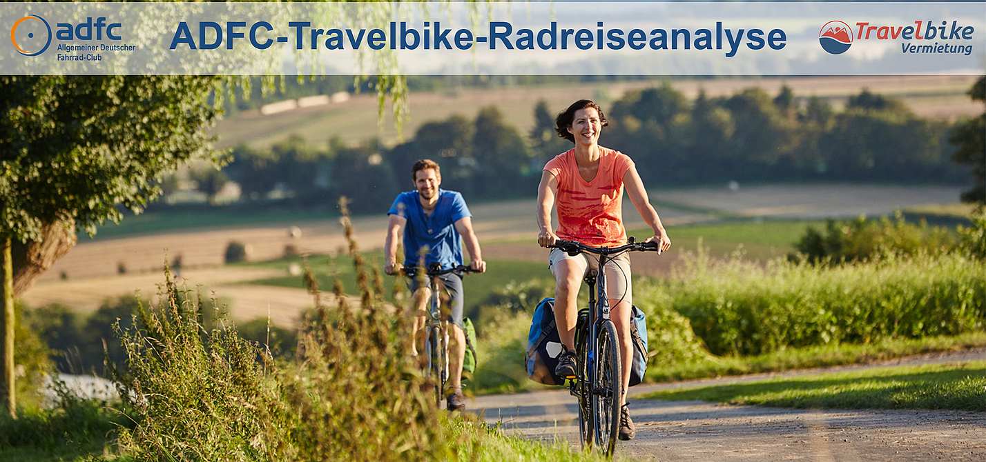 Leitmotiv Key Visual ADFC-Travelbike-Radreiseanalyse 2019