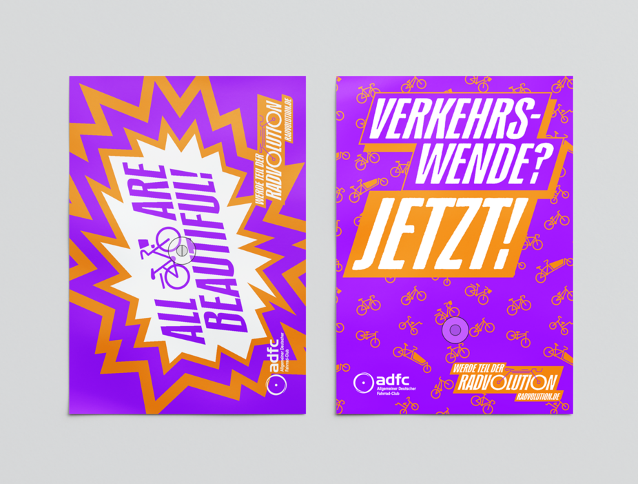 Faltplakat "Werde Teil der RADvolution" Faltplakat "Werde Teil der RADvolution"