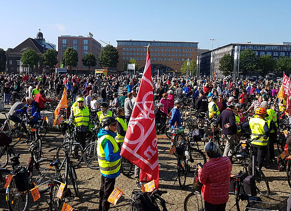 Fahrraddemo Bremen 2017