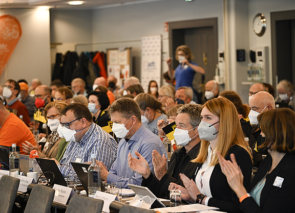 Der politische Leitantrag wurde auf der 42. ADFC-Bundeshauptversammlung in Bremen einstimmig angenommen.