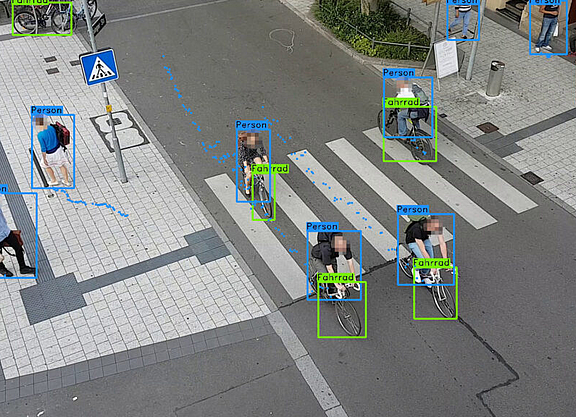 CapeReviso Trainingsdaten So können Trainingsdaten für das maschinelle Lernen für die automatische Langzeitverkehrs-Analyse aussehen.