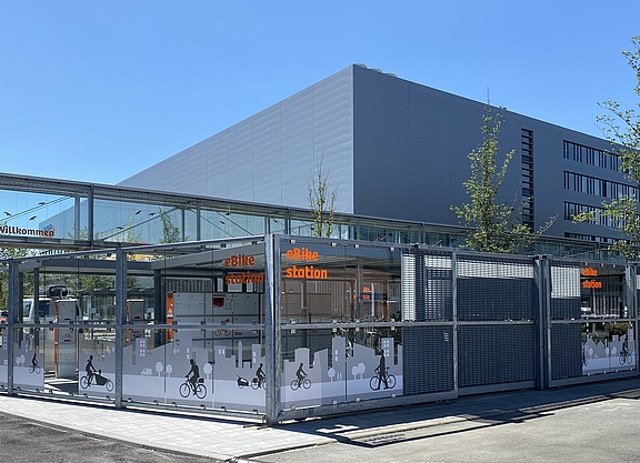 Station für E-Bikes