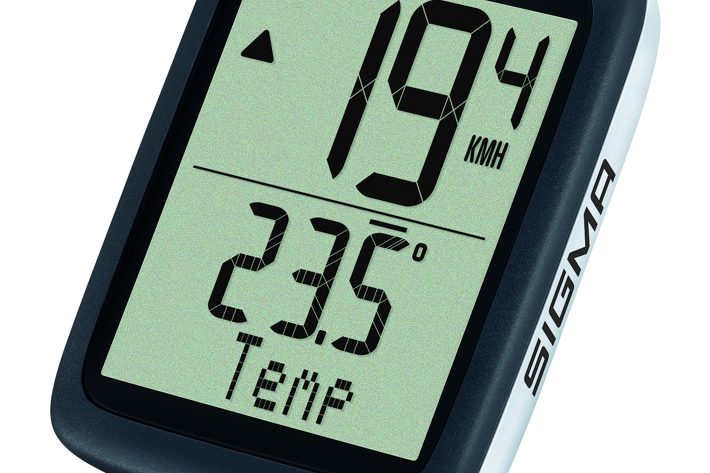 Sigma Originals Produkt Ein Sigma-Fahrradcomputer vor weißem Hintergrund.