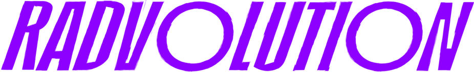 Logo RADvolution lang lila auf weiß Logo RADvolution lang lila auf weiß